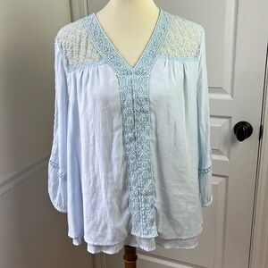 Style & Co Tunic with lace detail